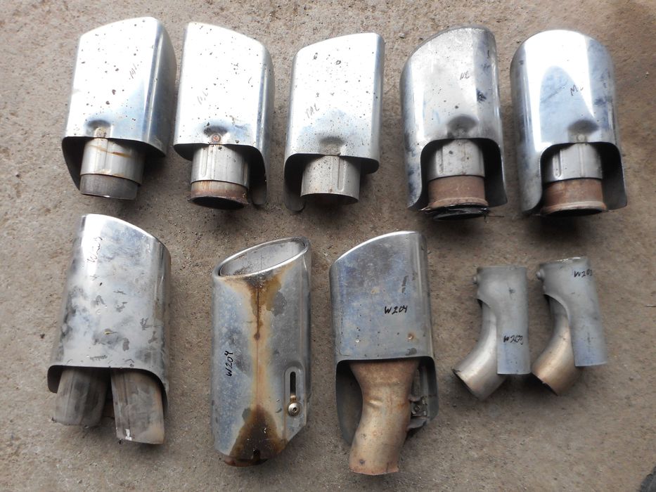 Накрайници за ауспух от Мерцедес