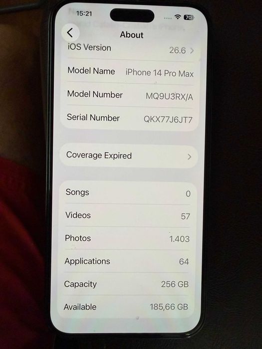 iPhone 14 Pro Max 256GB Space Black | Factură Orange | Ca Nou | 2 Huse + Folie Premium