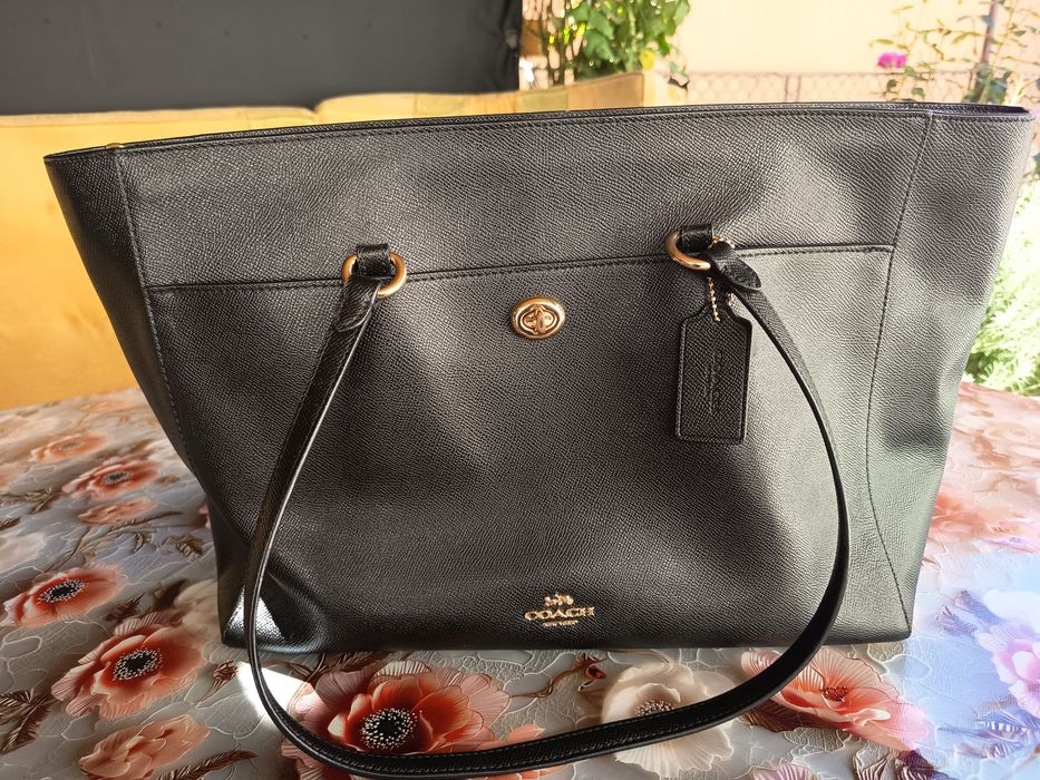 Geanta Coach Crossgrain Leather Folio Tote 78246