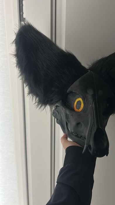 Маска фурри skulldog