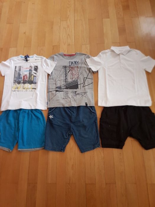 Страхотни детски блузки DKNY,OKAIDI,GAS и суитшърт SISLEY за 10г.момче