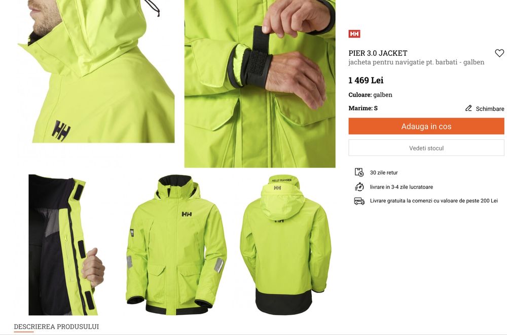 50% Geaca HELLY HANSEN NOUA, model "Pier 3.0 Jacket