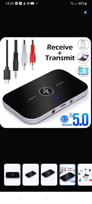 адаптер bluetooth 5.0 b6 беспроводной аудиоприемник и передатчик