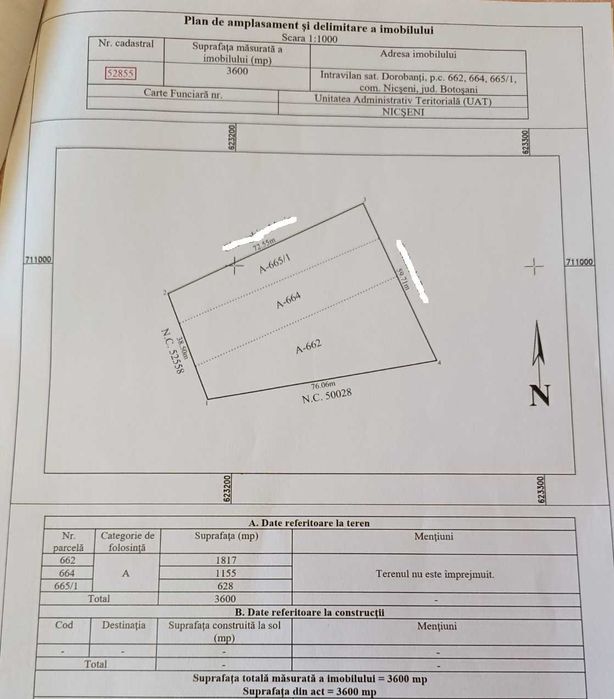 Grund, 3600 m²