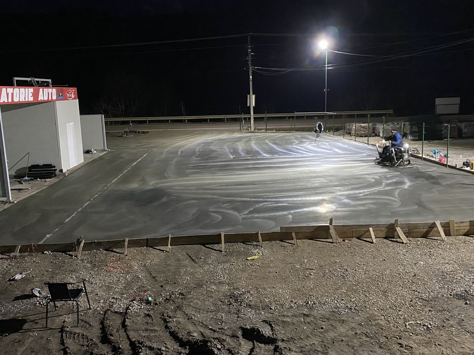 Turnari beton finisat mecanic elicopterizat