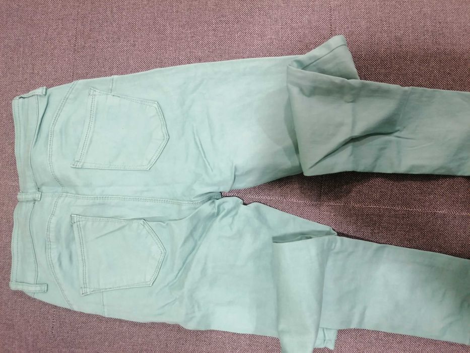 Цветни дамски дънки S размер