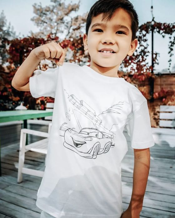 Фктболки-раскраски для детей