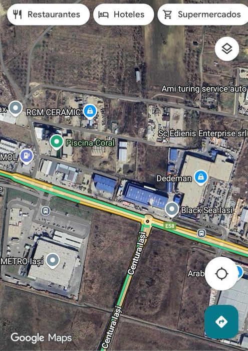 Pf Vand/Inchiriez teren Dedeman Valea Lupu,Sos E583 ,Hotel Coral,Metro