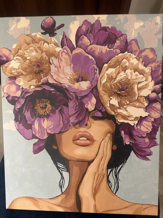 Картини по номера оцветени 40/50