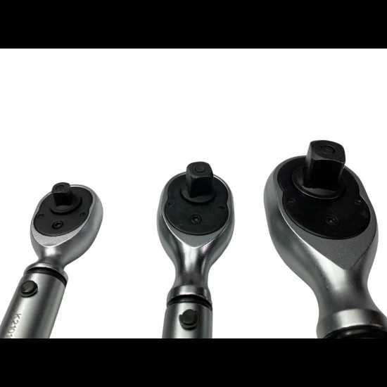 Комплект динамометрични ключове 3 части 1/4'' 3/8'' и 1/2'' KrafTWelle