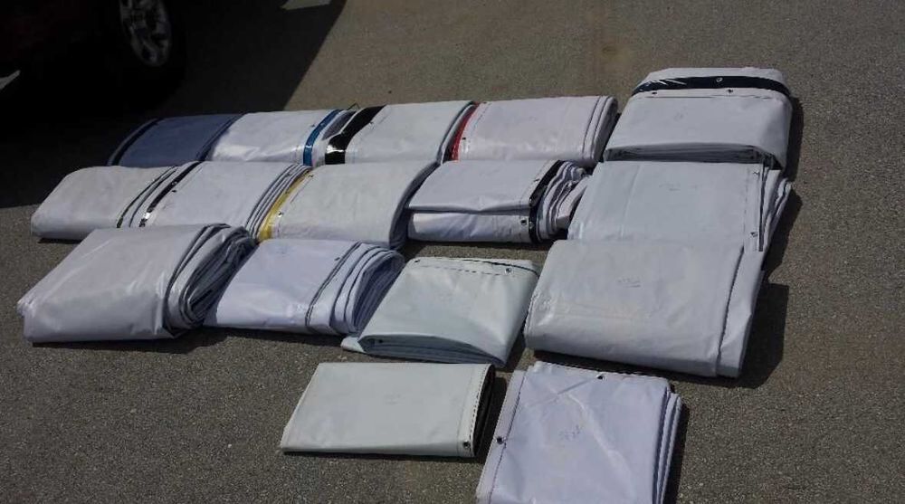 Винили гумирани платна от билборди платнища билбордове брезенти пвц