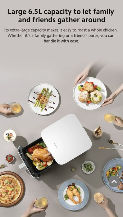 Аэрогриль, Xiaomi Smart Air Fryer 6.5L  New Super Skidka+Garantiya
