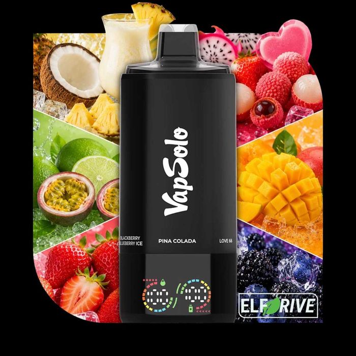 Vapsolo 180K puffuri 1-6 arome
