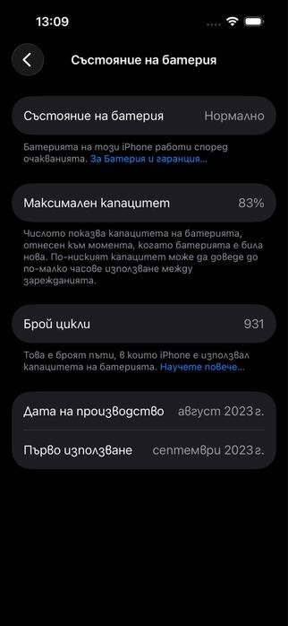 Iphone 15 128gb с кутия и кабелче