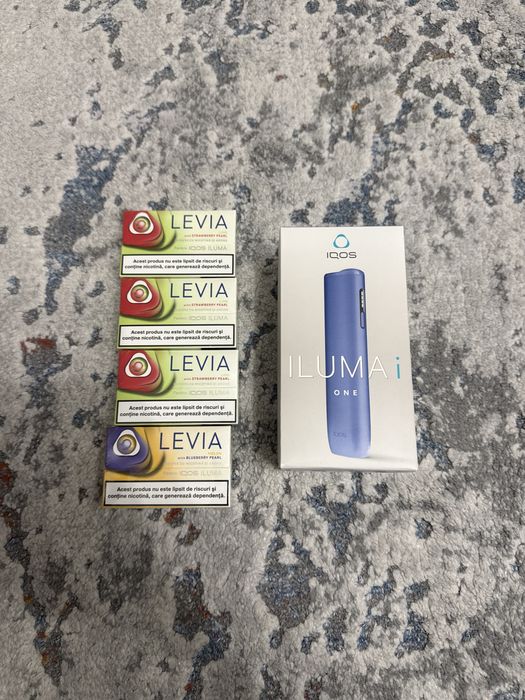 Iqos Iluma I One Mov + 4 pachete Levia