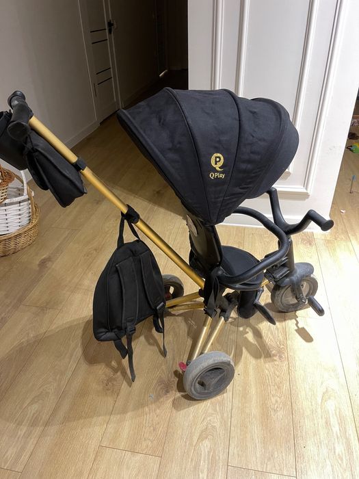 Велосипед-коляска детский QPlay Nova gold б/у