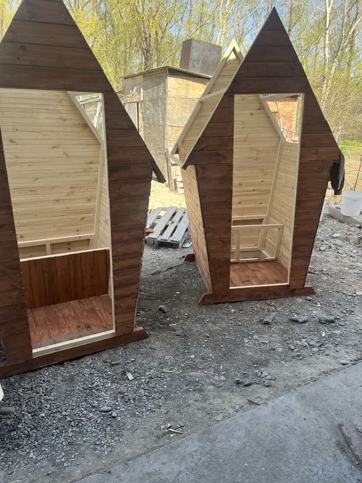 Уличный туалет, душ