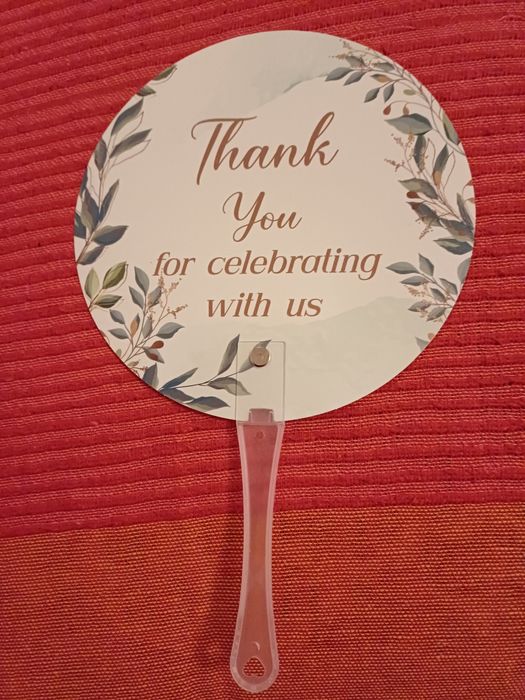 Set 40 de evantaie marturie nunta