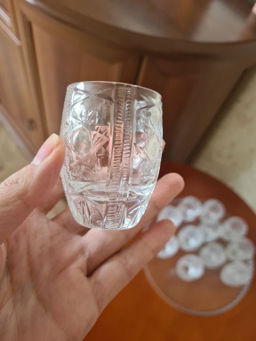 Рюмки хрустальные советские.