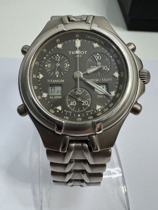 Ceas Tissot T 671, titanium chronograph. Swiss mase eta.