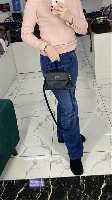 Кожаная сумочка малышка