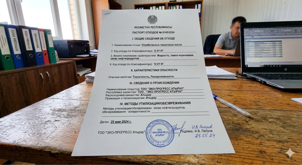 Паспорта отходов