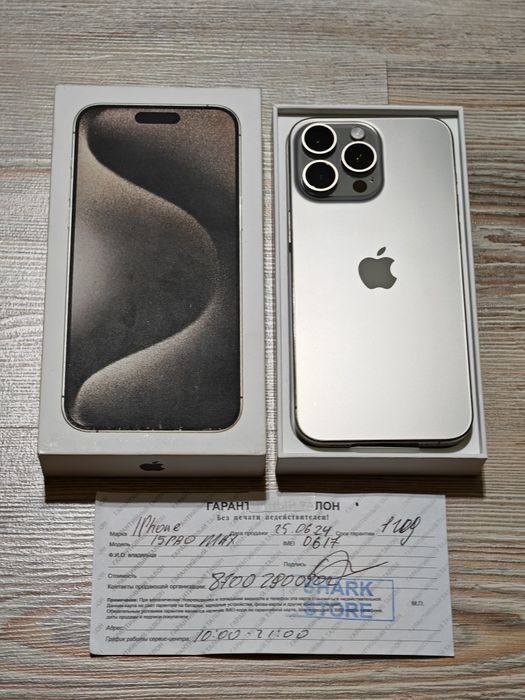 iPhone 15 Pro Max 256 gb akb 89
