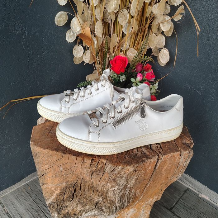 Rieker, sneakers damă piele naturală, pantofi sport casual