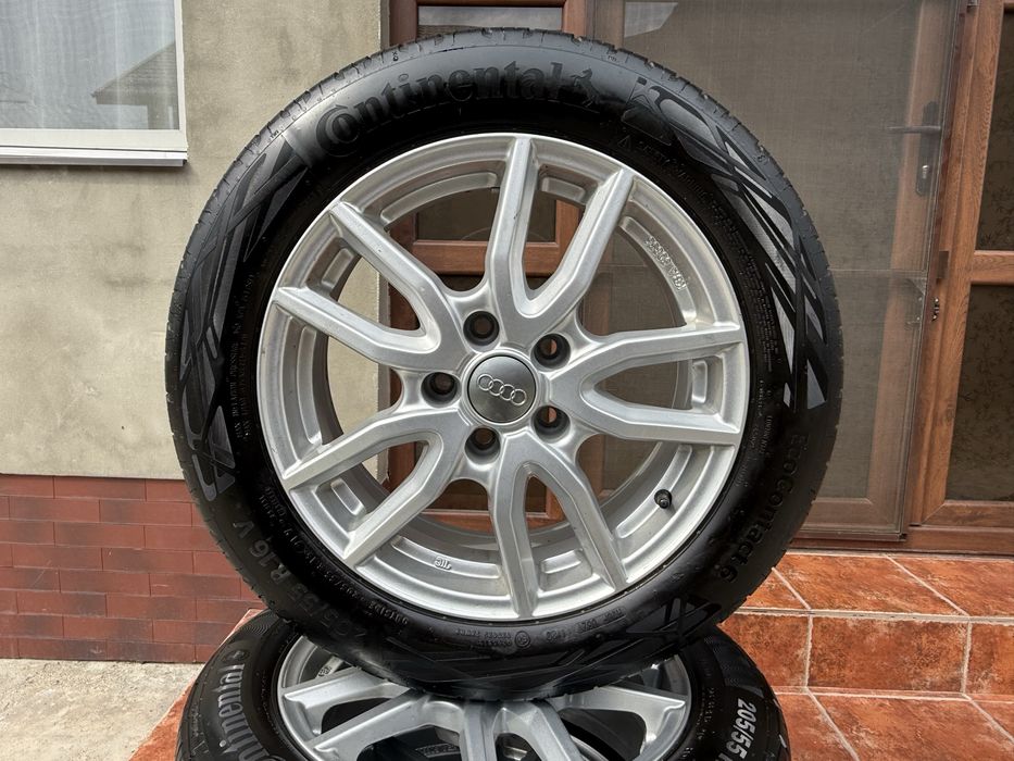 Jante 5x112 audi, skoda, vw , seat 205/55/16 anvelope vara 2023