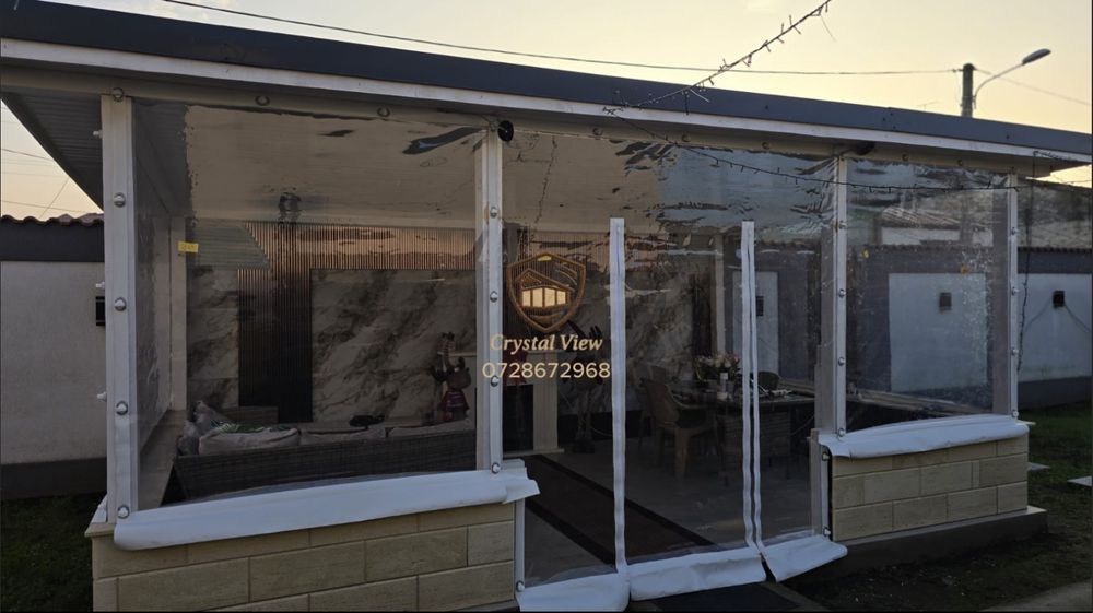 Închideri terase cu folie