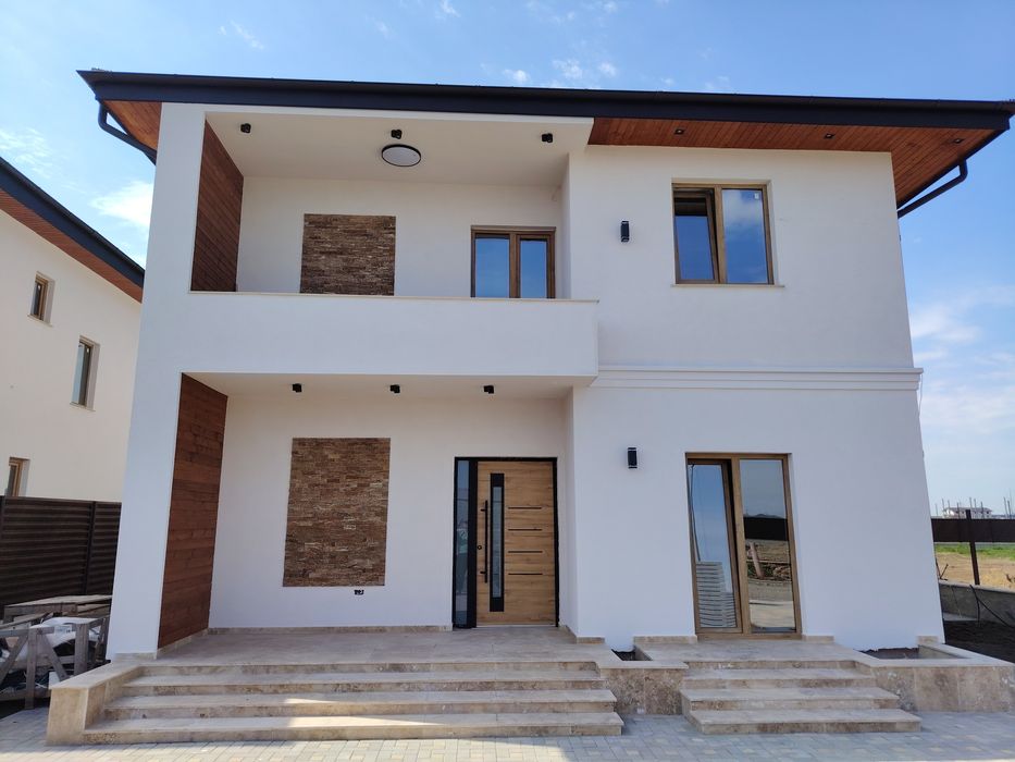 Vila Dobroiesti 5camere, 3 bai, cartier rezidențial, strada ASFALTATA