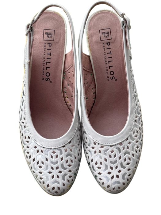 Дамски обувки на ток - естествена кожа