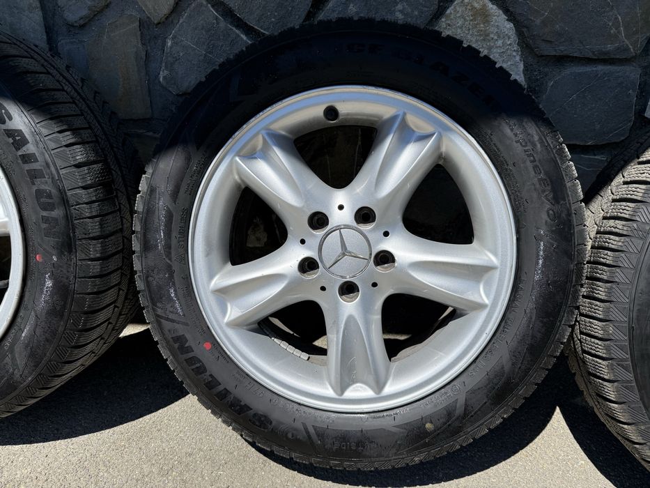 Jante 16” Mercedes CLK , 5x112 cu anvelope de iarna 215/55/R16