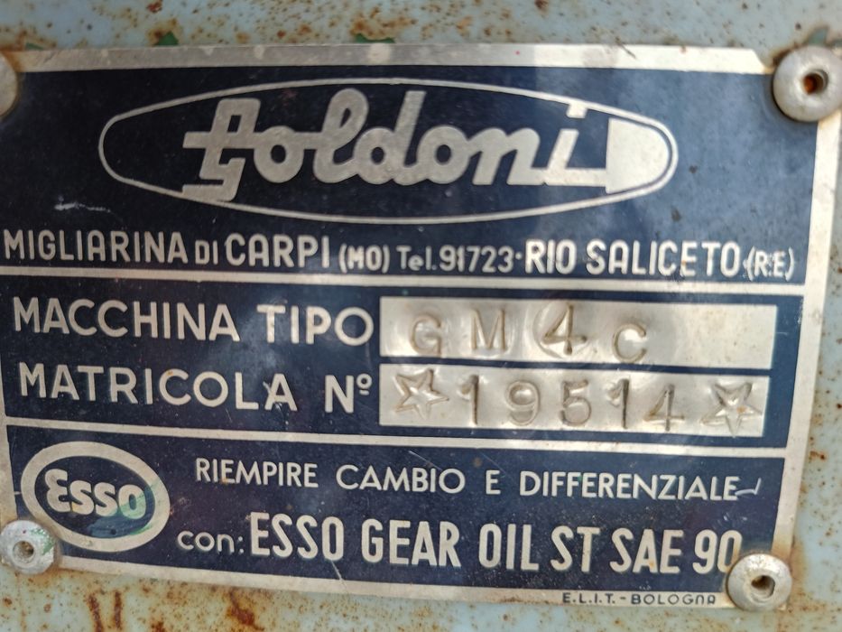 Tractor Goldoni 4x4 articulat