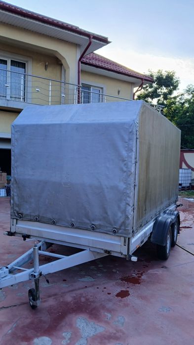 Remorca 2 axe, 750 kg MMA, Foarte încăpătoare