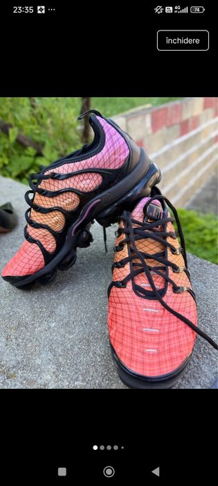 Nike vapormax grid sunset
