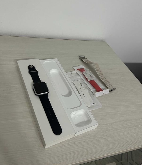 Часы Apple Watch 6 (44 мм, Silver, оригинал)