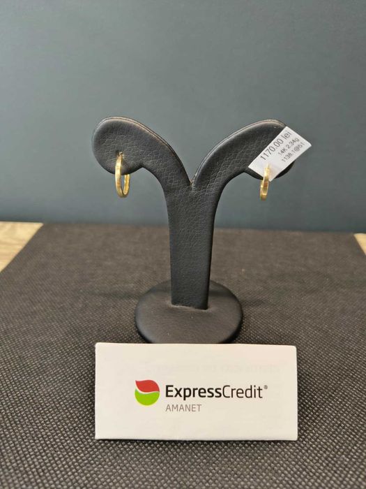 (AG51) Cercei aur 14K 2.34g b1138 - Garantie 2 ani!