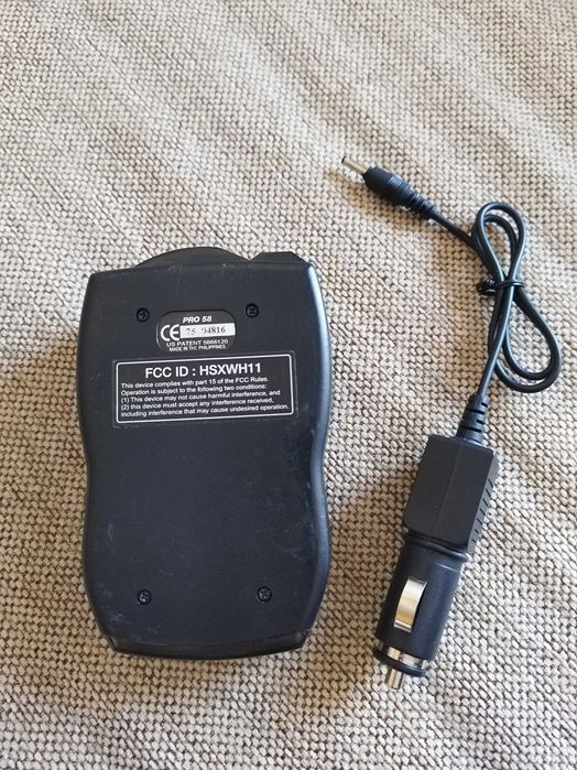Detector radar Whistler Pro 58 cu cablu alimentare Functional
