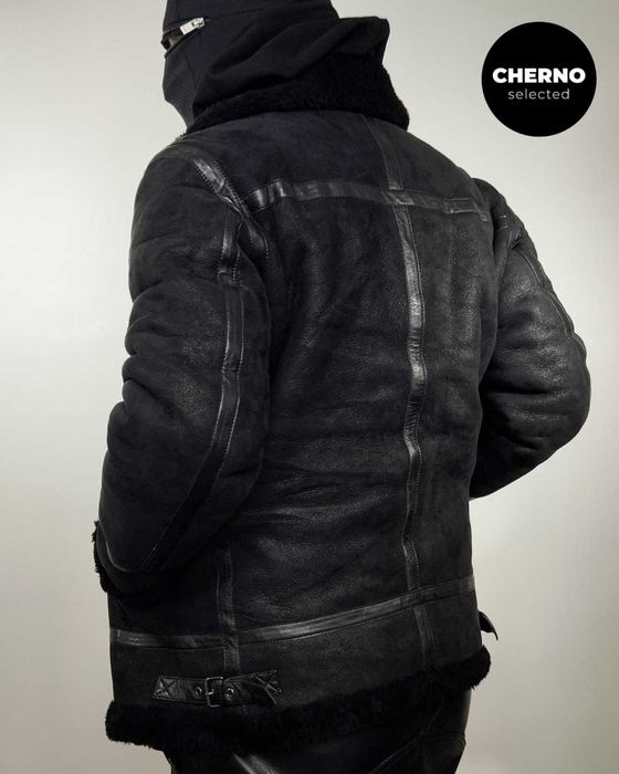 Мъжко бомбър яке от естествена агнешка кожа LEVI'S MADE & CRAFTED M•L