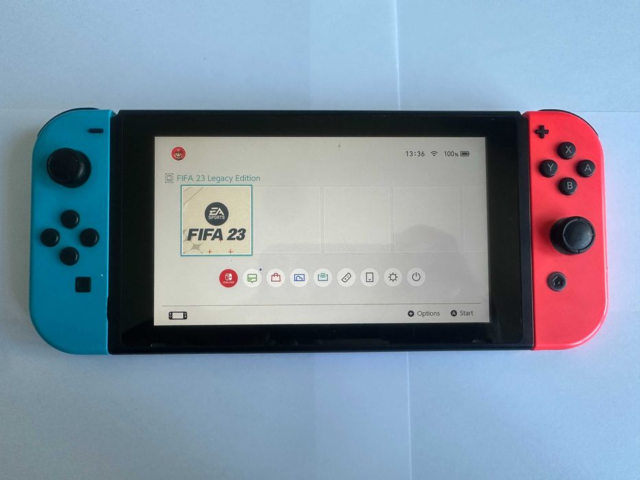 Игрална конзола - NINTENDO SWITCH V2 - Joy-Con Blue / Red - HAC-001