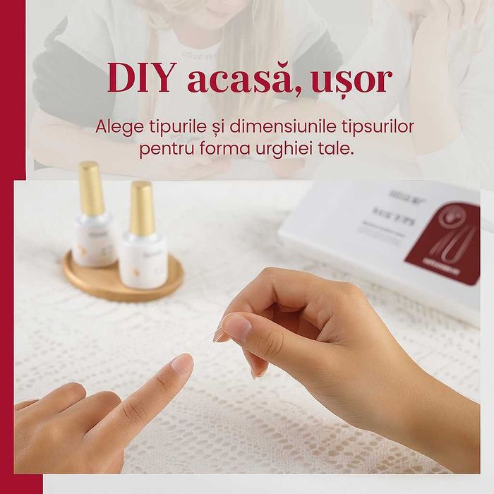 Set 264 Tipsuri Unghii False - Sigilate, Livrare Gratuita