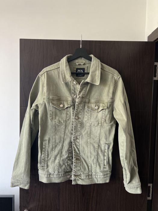 Мъжко Зелено Дънково Яке Zara / Зара