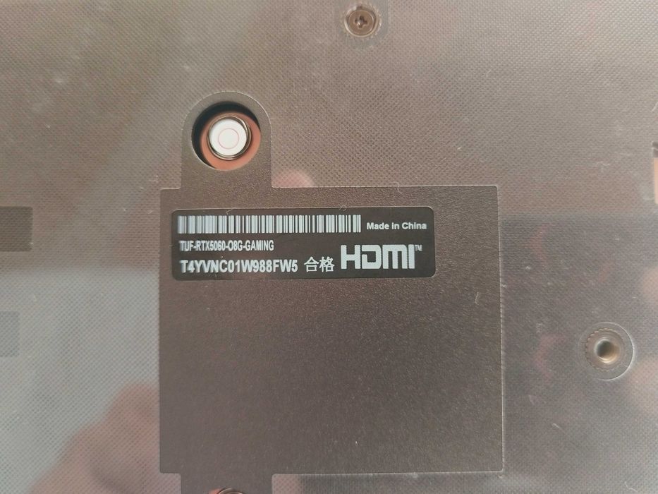 Видео карта ASUS TUF Gaming GeForce RTX 5060 OC 8GB GDDR7 128bit