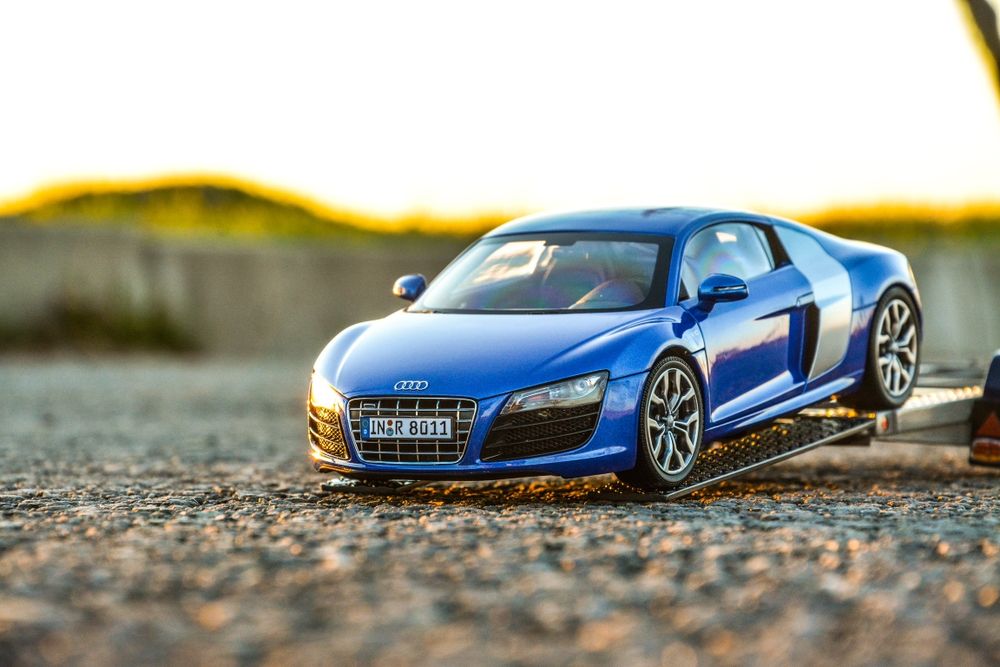 Macheta auto 1/18 Kyosho , Audi R8 . Nu autoart