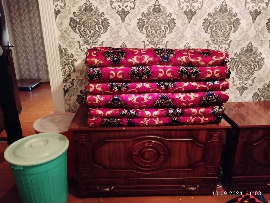 Korpesheler. Birdey 6korpeshe. Uzinligi 2 m. Eni 0.95. paxta 4kg