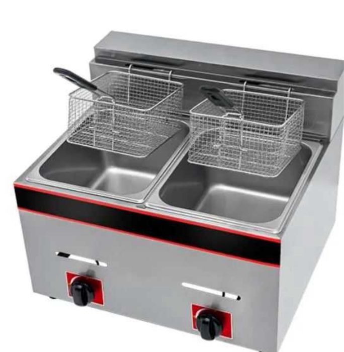 Friteuza gaz 61+61 dubla -TRANSPORT GRATUIT