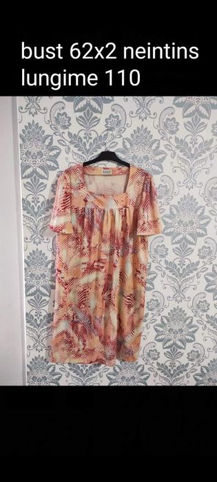 Rochie simpla de casa lycra/elastan 48-50-52