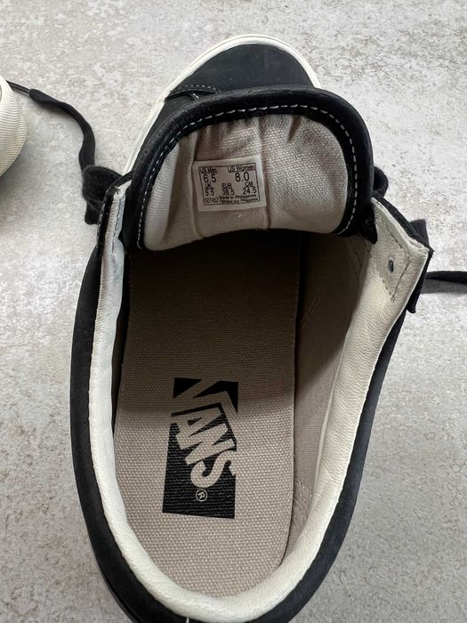 Vans Premium Old Skool 36 Le Marais Black 38.5 Adidasi Tenisi Piele Condiție Bunǎ