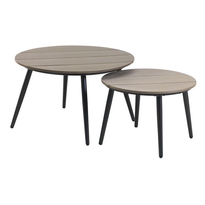 Masa rotunda pentru terasa / gradina natur diametru 72cm